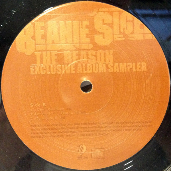 Beanie Sigel : The Reason Exclusive Album Sampler (12", Smplr)