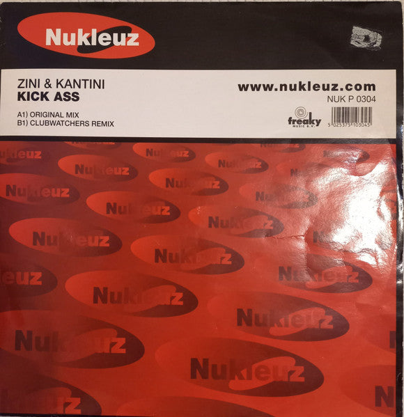 Zini & Kantini : Kick Ass (12", Promo)