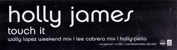 Holly James : Touch It (12", Promo)