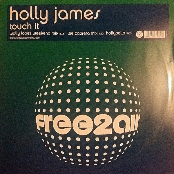 Holly James : Touch It (12", Promo)