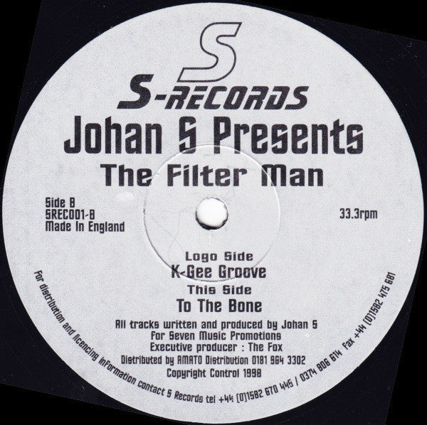 Johan S* : The Filter Man (12")