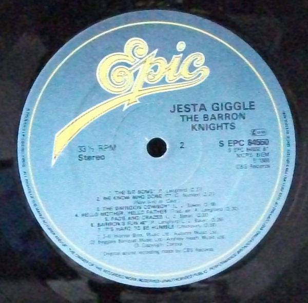 The Barron Knights : Jesta Giggle (LP)