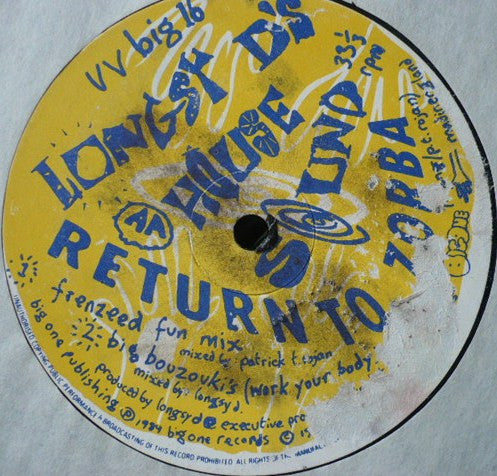 Longsy D's House Sound* : Mental Ska / Return To Zorba (12")