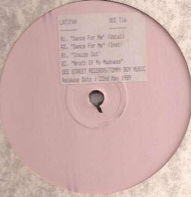 Latifah* : Dance 4 Me (12", Promo, W/Lbl, Sti)