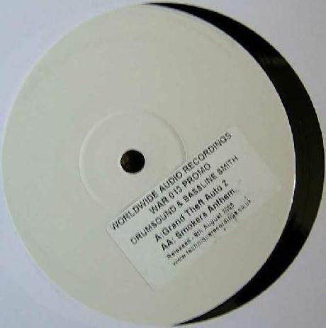Drumsound & Simon "Bassline" Smith : Grand Theft Auto 2 / Smokers Anthem (12", Promo, W/Lbl, Sti)