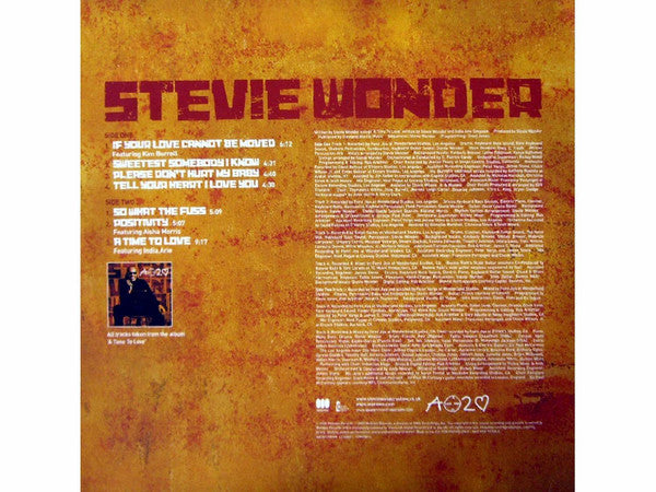 Stevie Wonder : A Time 2 Love Album Sampler (12", Promo, Smplr)