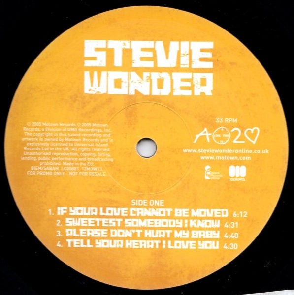 Stevie Wonder : A Time 2 Love Album Sampler (12", Promo, Smplr)