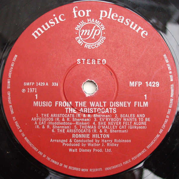 Ronnie Hilton & Mike Sammes Singers : The Aristocats (LP)