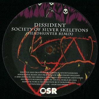 Scuba (4) / Dissident : Tense (DBridge Remix) / Society Of Silver Skeletons (Headhunter Remix) (12")