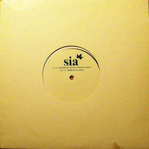 Sia : Breathe Me / Numb (10", Ltd, Promo)