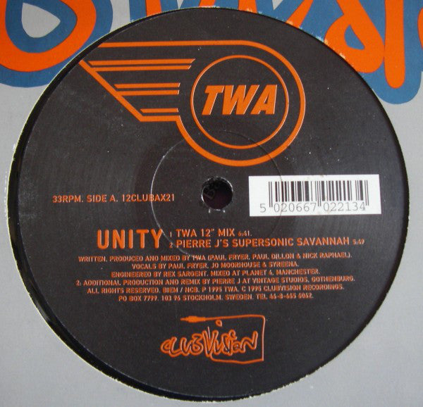 TWA : Unity (12")