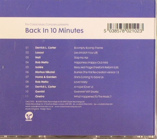 Various : Back In 10 Minutes (CD, Comp)