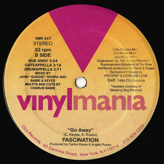 Fascination : Go Away (12")
