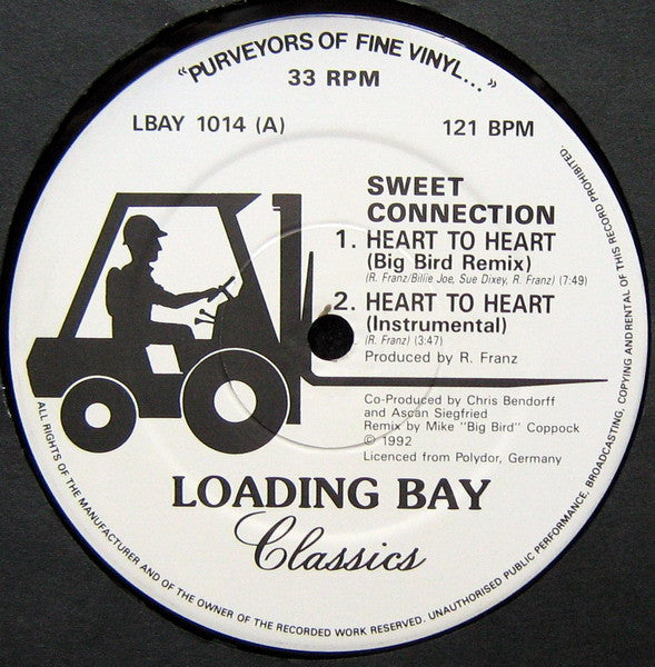 Sweet Connection : Heart To Heart & Love Bites (12")