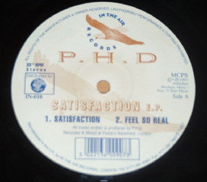 P.H.D : Satisfaction E.P. (12", EP)