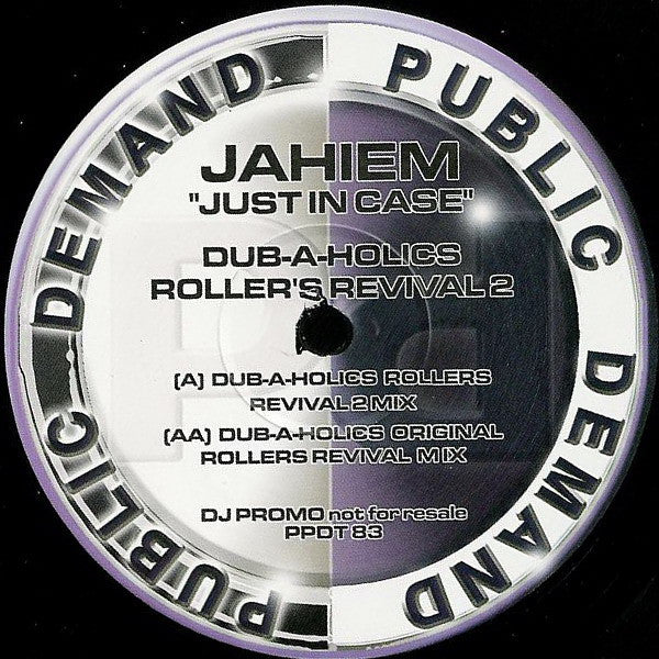 Jahiem* : Just In Case (Dub-A-Holics Roller's Revival 2) (12", Ltd, Promo)