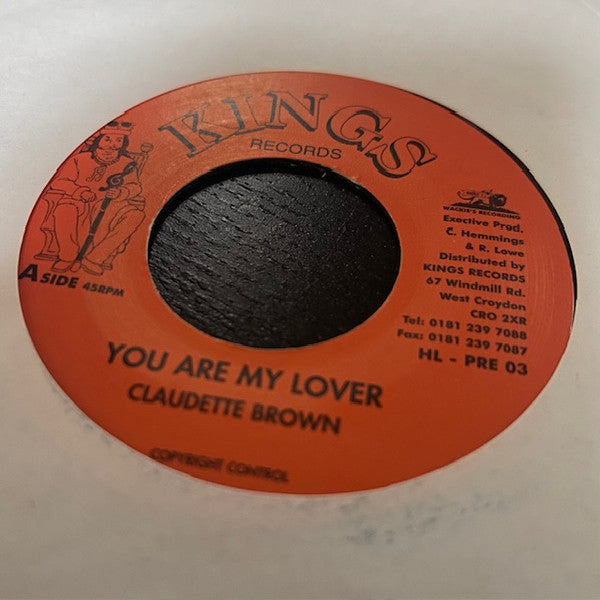 Claudette Brown : You Are My Lover (7")