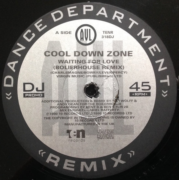 Cool Down Zone : Waiting For Love (Remix) (12", Promo)