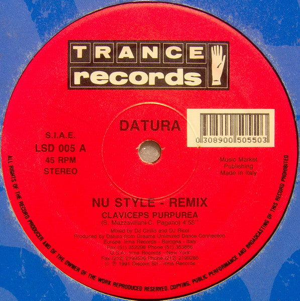 Datura : Nu Style (Remix) (12")