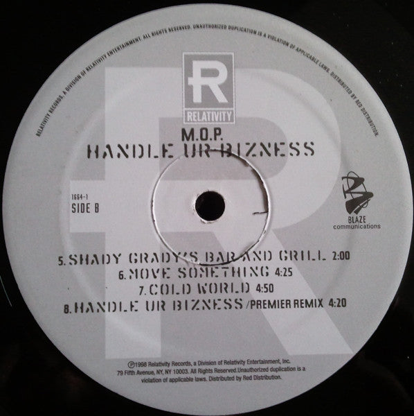 M.O.P. : Handle Ur Bizness (12", EP, RE, Unofficial)