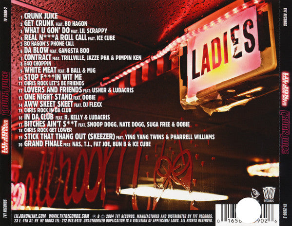 Lil Jon & The East Side Boyz* : Crunk Juice (CD, Album, Copy Prot., Promo, Exp)