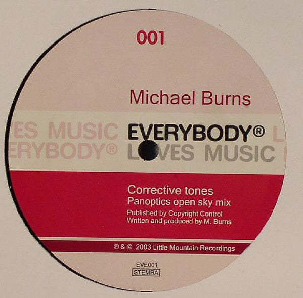 Michael Burns (3) : Corrective Tones (12")