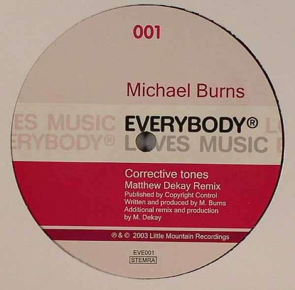 Michael Burns (3) : Corrective Tones (12")