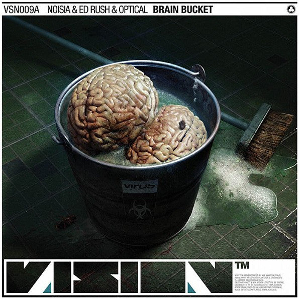 Noisia & Ed Rush & Optical / Noisia & Spor : Brain Bucket / Falling Through (12")