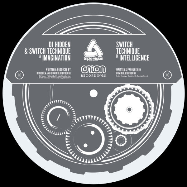 DJ Hidden & Switch Technique : Imagination / Intelligence (12")