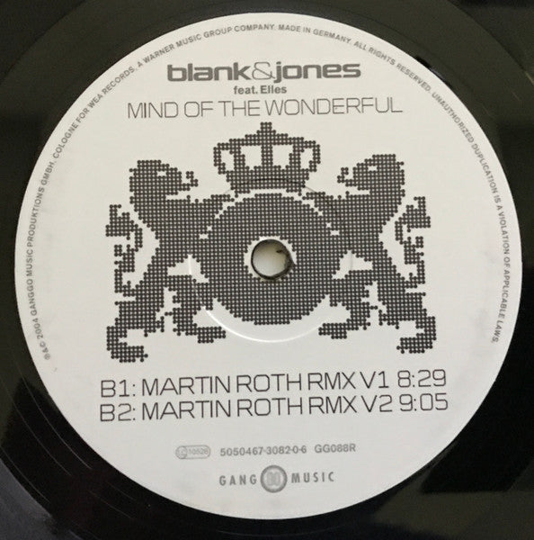 Blank & Jones Feat. Elles De Graaf : Mind Of The Wonderful (Remixes) (2x12")