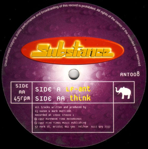 Substance (2) : Lf-ant / Think (12")