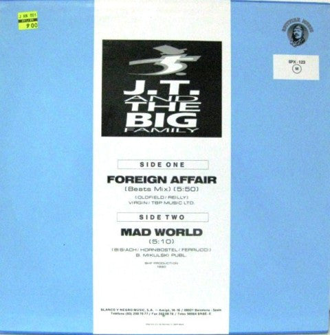 J.T. And The Big Family : Foreign Affair (12")