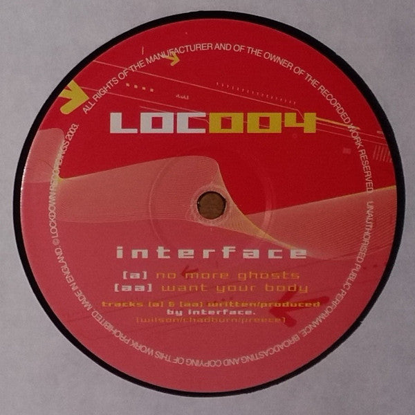 Interface (7) : No More Ghosts / Want Your Body (12")