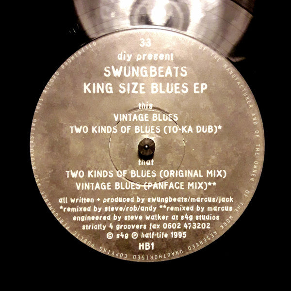 Swungbeats* : King Size Blues (12", EP)