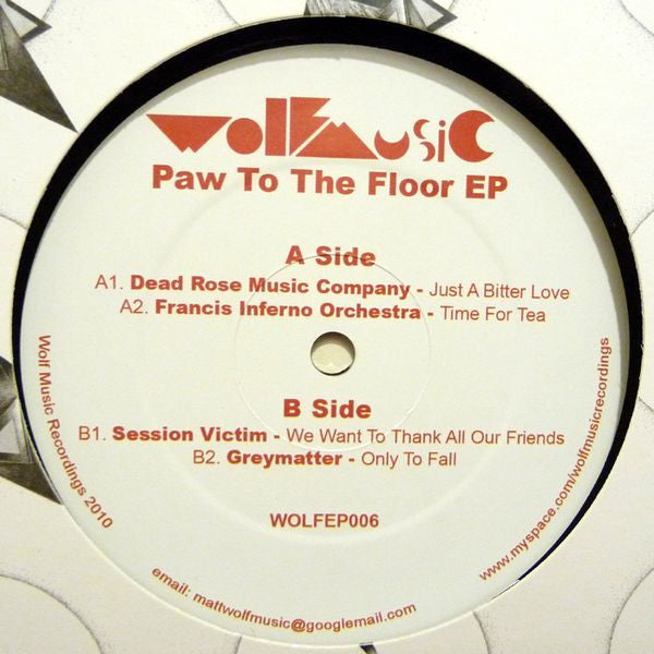 Various : Paw To The Floor EP (12", EP)