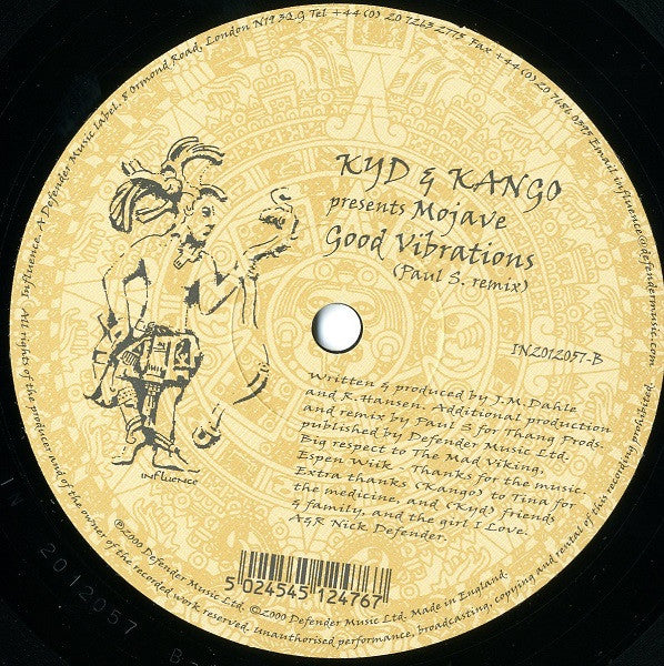 Kyd & Kango Presents Mojave (2) : Good Vibrations (12")