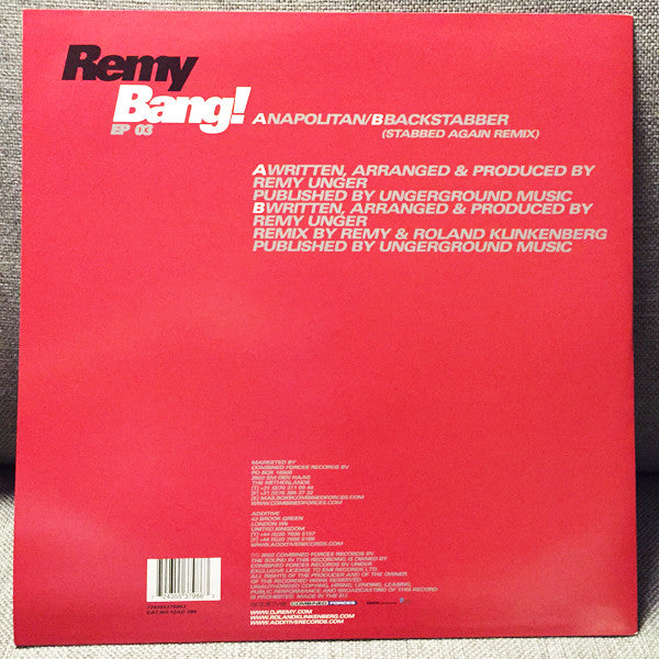 Remy* : Bang! EP 03 (12")
