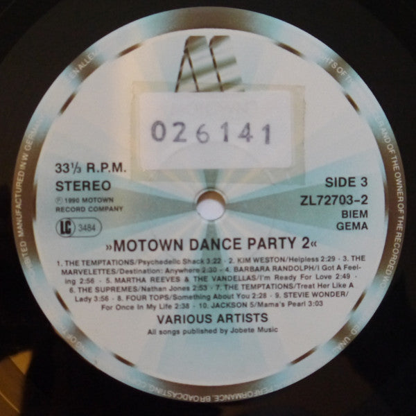 Various : Motown Dance Party 2 (2xLP, Comp, Gat)