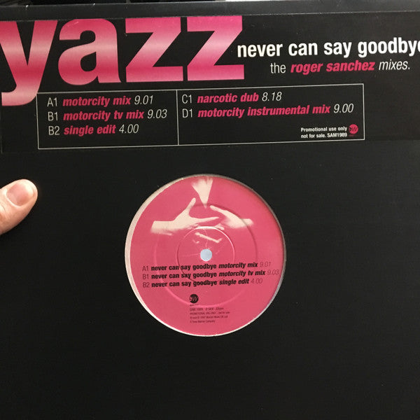 Yazz : Never Can Say Goodbye (2x12", Promo)