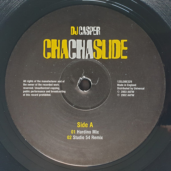 DJ Casper : Cha Cha Slide (12")
