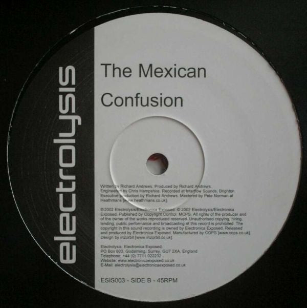 The Mexican & Mike Synthetic : Curse / Confusion (12")