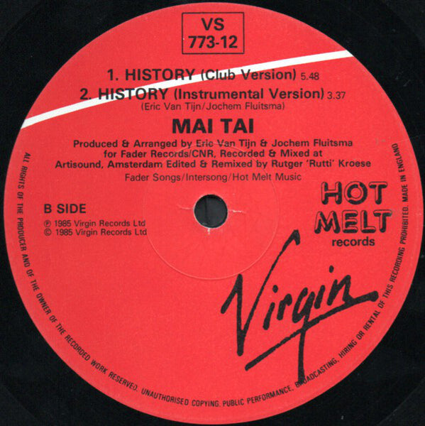 Mai Tai : History (12", Single)