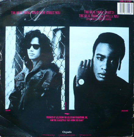 John "Jellybean" Benitez Featuring Steven Dante : The Real Thing (12")