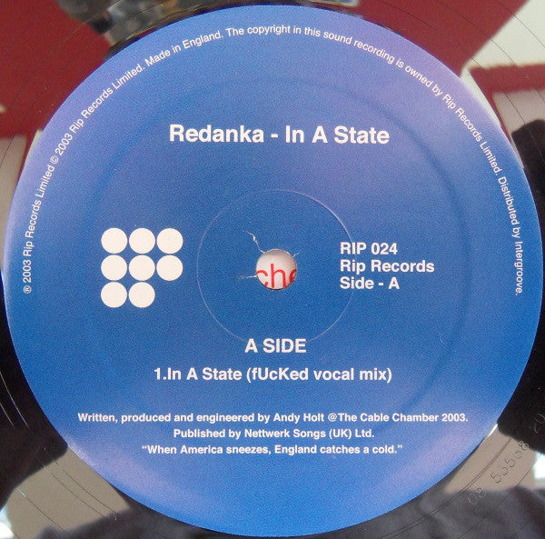 Redanka : In A State (12")