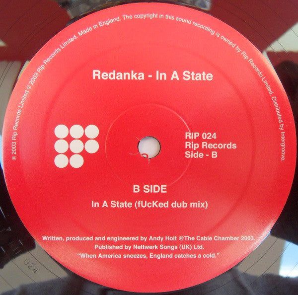 Redanka : In A State (12")