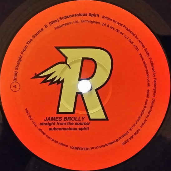 James Brolly : Straight From The Source (12")