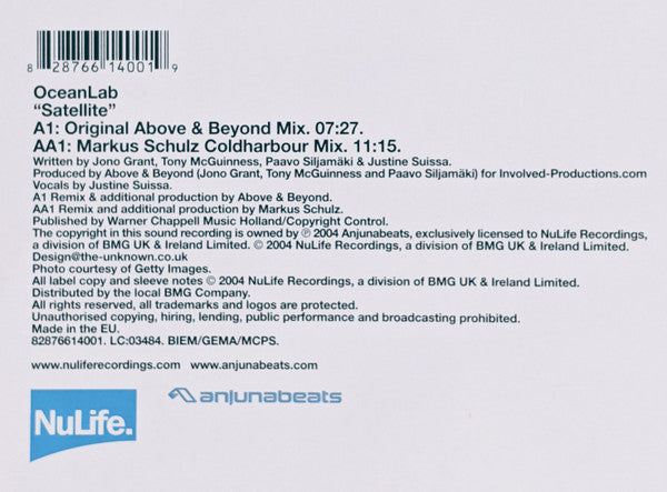 OceanLab : Satellite (12", Single)