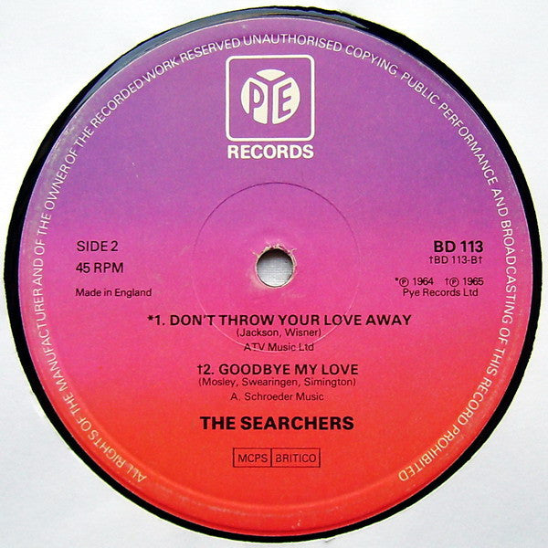 The Searchers : When You Walk In The Room (12")