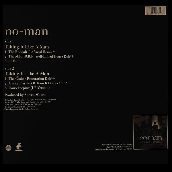 No-Man : Taking It Like A Man (12")