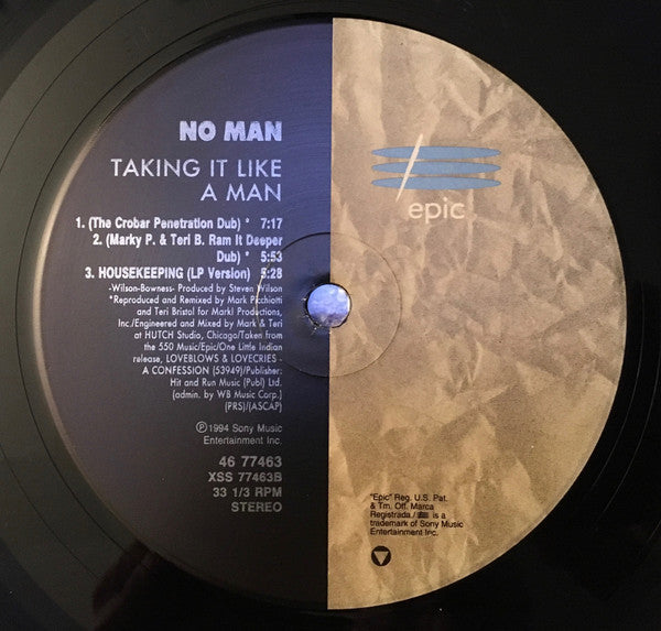 No-Man : Taking It Like A Man (12")